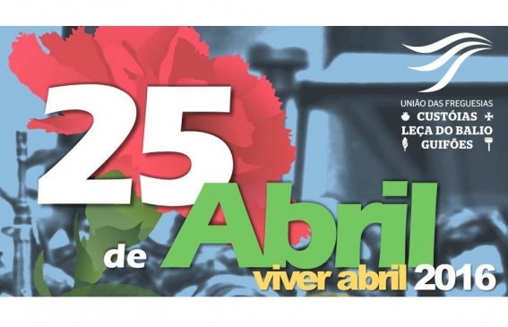 De 22 a 25 de abril a Junta da União comemora o 42º Aniversário da Revolução de Abril