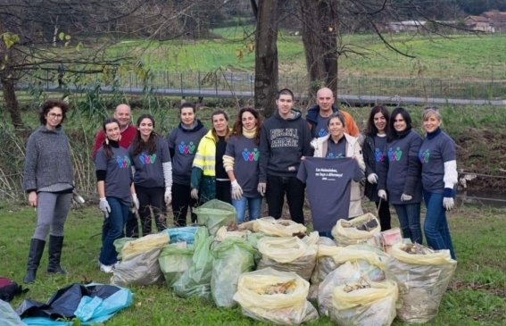 Ações de limpeza nas margens do Rio Leça por grupos de voluntários