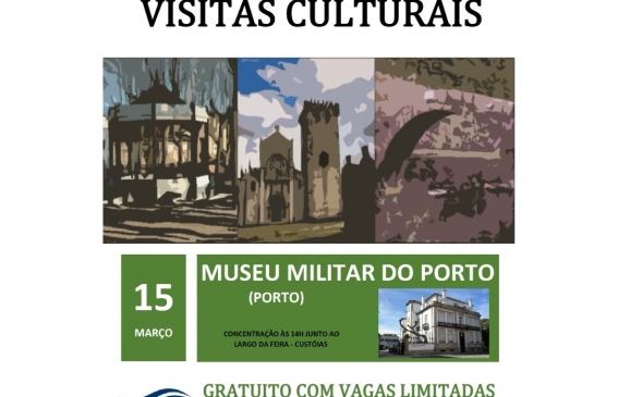 Inscrições abertas para residentes na União das Freguesias com 65 ou mais anos para visita cultural ao Museu Militar do Porto