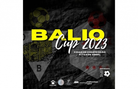 Balio Cup 2023 realiza-se de 6 a 8 de Abril