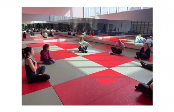 Semana Viver com Saúde 2023 - Yoga no Pavilhão Municipal de Guifões