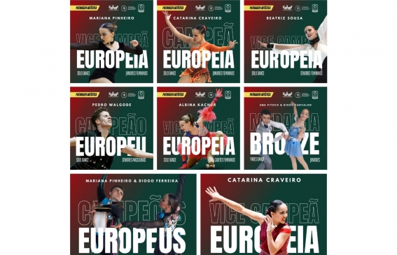 Atletas do Rolar Matosinhos conquistaram oito medalhas no Europeu de Patinagem Artística em representação da seleção nacional