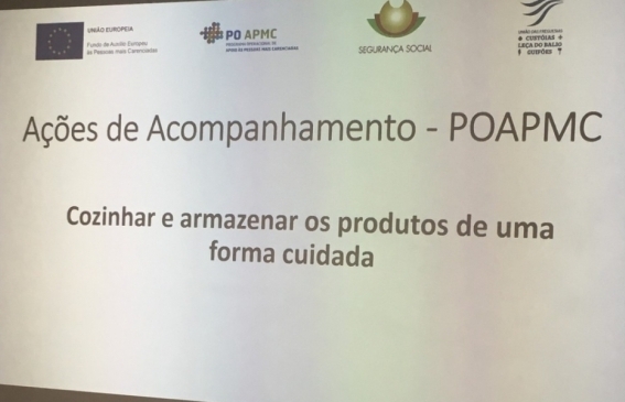 Sessões de Acompanhamento no âmbito da implementação do POAPMC – Programa Operacional de Apoio às Pessoas Mais Carenciadas