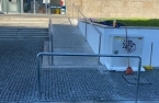 Melhorias na acessibilidade ao edificio administrativo de Guifões.