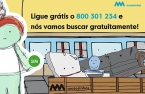 Serviço gratuito de recolha de monstros / monos ao domicílio
