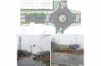 Iniciaram-se trabalhos para construção de uma rotunda na confluência da Rua Passos Manuel com a Avenida Dr. Salgado Zenha