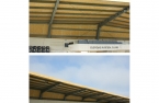 Decorrem obras de remodelação da bancada do Custóias FC