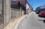 Arranjo de passeios na Rua D. Frei Bertrand de Comps em Leça do Balio